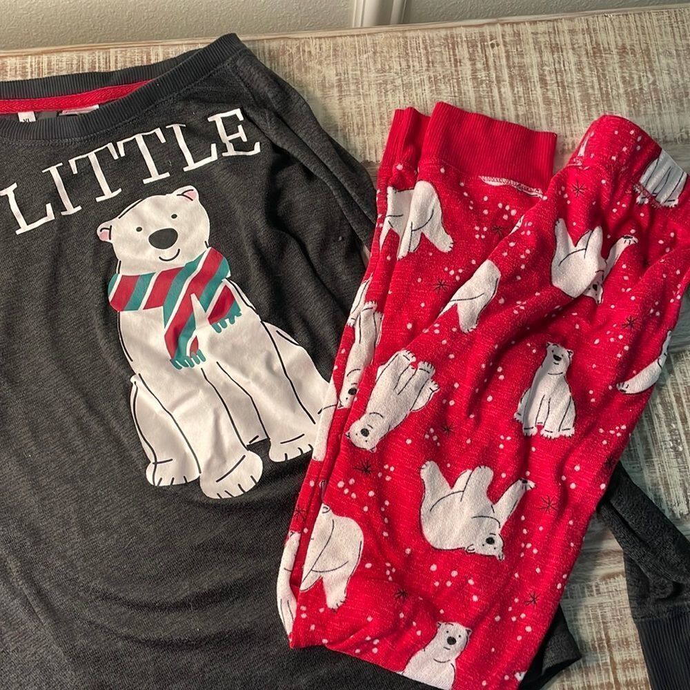 Jaclyn Intimates Kids 2-pc. Baby Bear Christmas Pajama Set (rl)